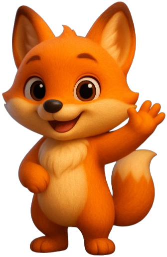 Raposa VibeCore, a mascote guia